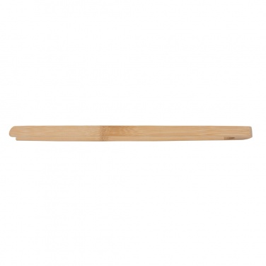 Logo trade promotional giveaways image of: Ukiyo bamboo serving tongs
